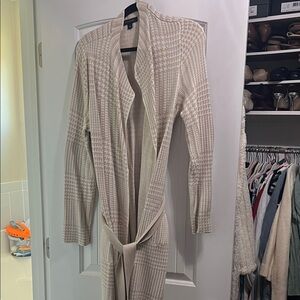 Ann Taylor belted duster cardigan size medium